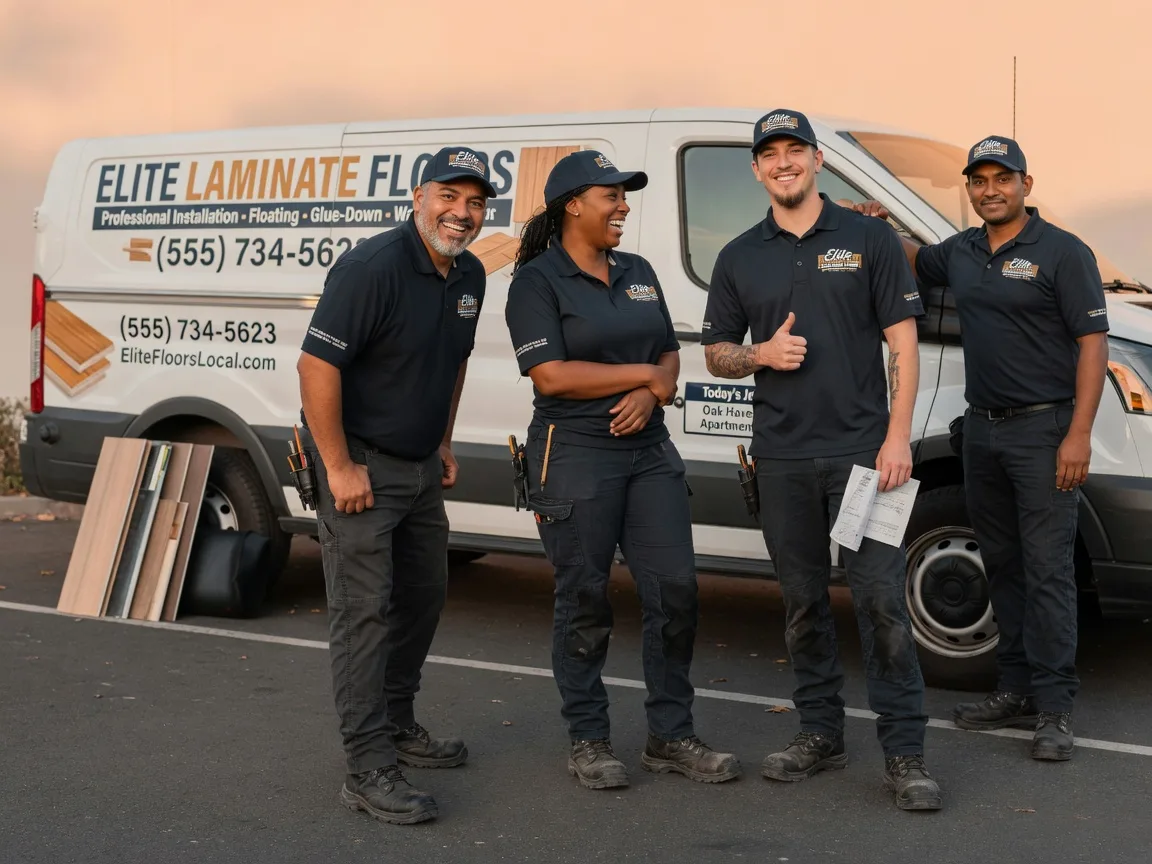 Laminate flooring installation company in Edna, TX